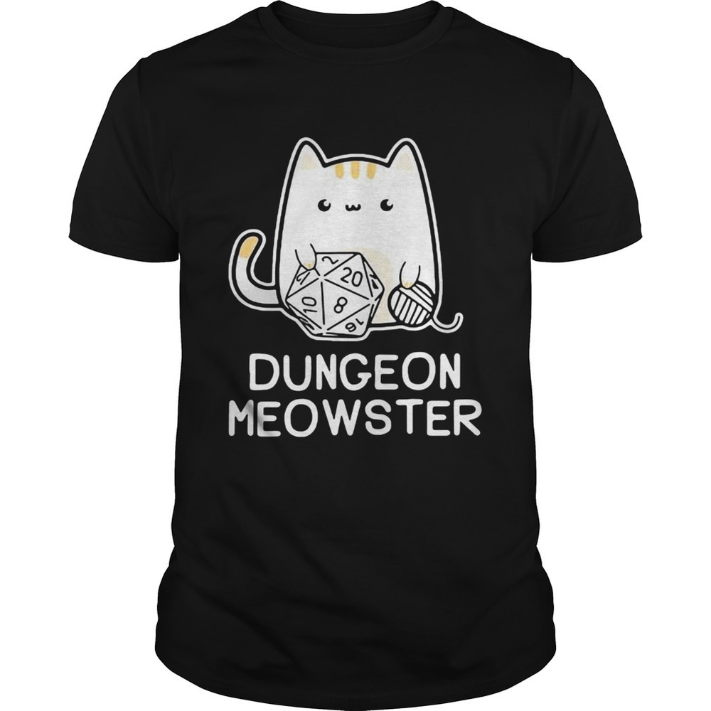 Dungeon Meowster Dungeons And Dragons Cat Shirt